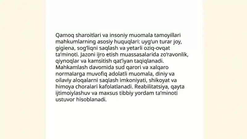 MAHKUMLARNING HUQUQIY HOLATI 4
