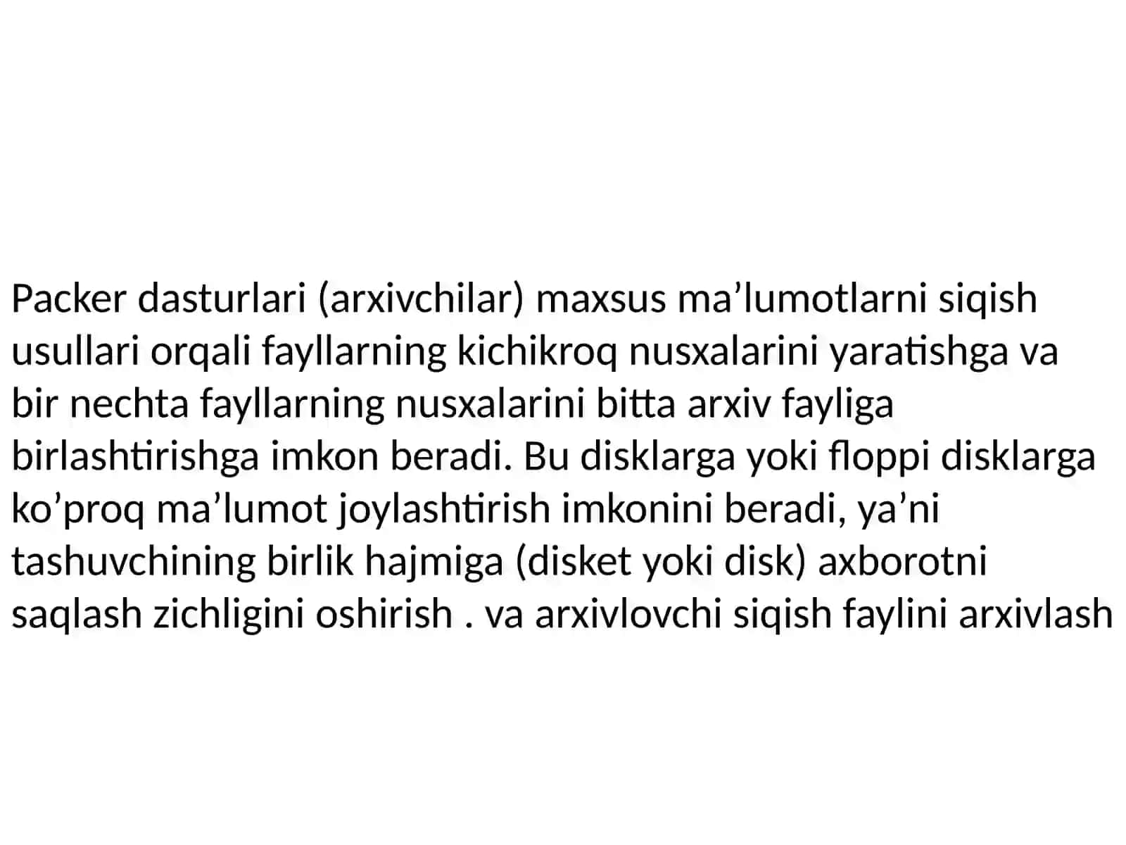Tibbiyot axborotlarini arxivlash usullari 4