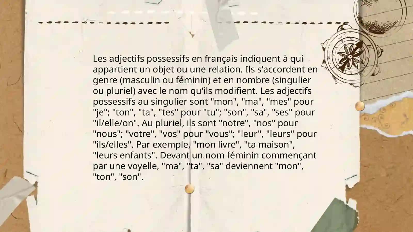 Les adjectifs qualificatifs 4