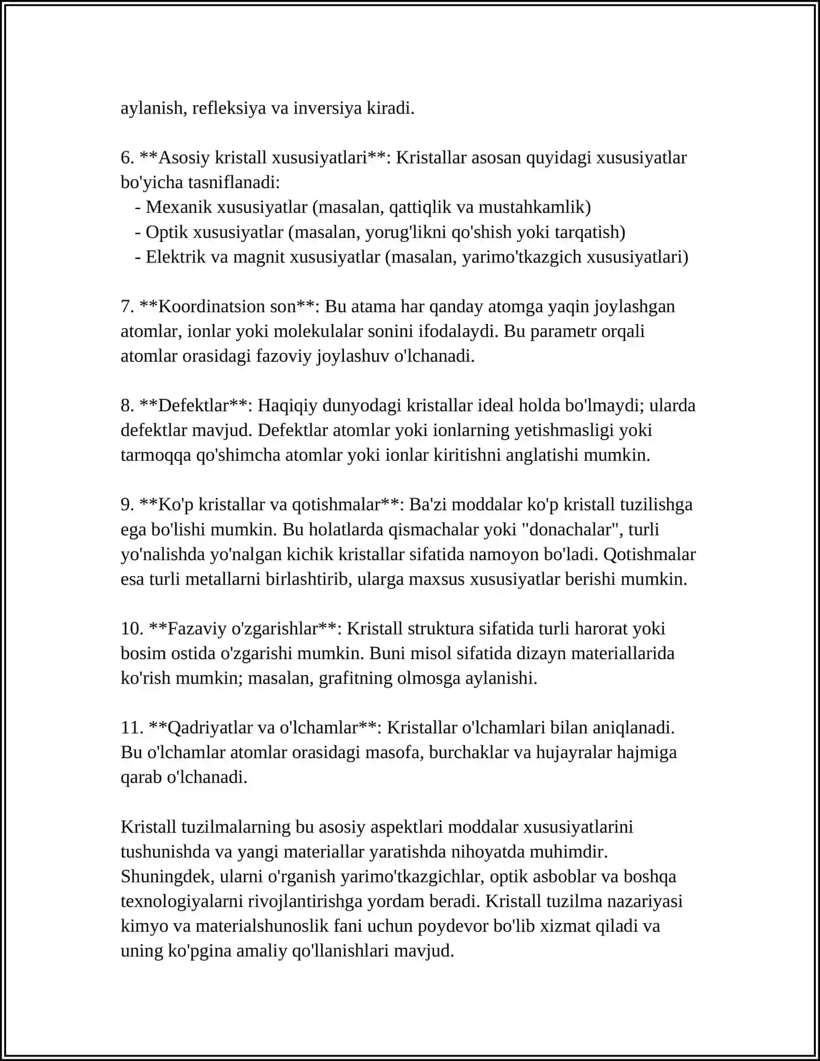 MODDALARNING KRISTALL TUZILISHI 4