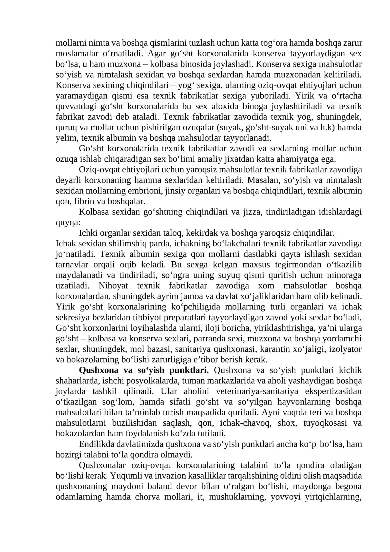 Go‘sht korxonasining tuzilishi 4