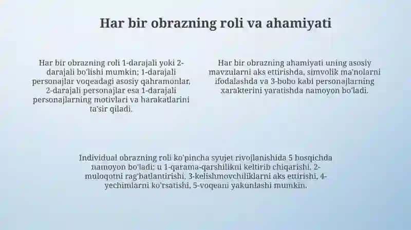 Badiiy asarda obrazlar sistemasi 4
