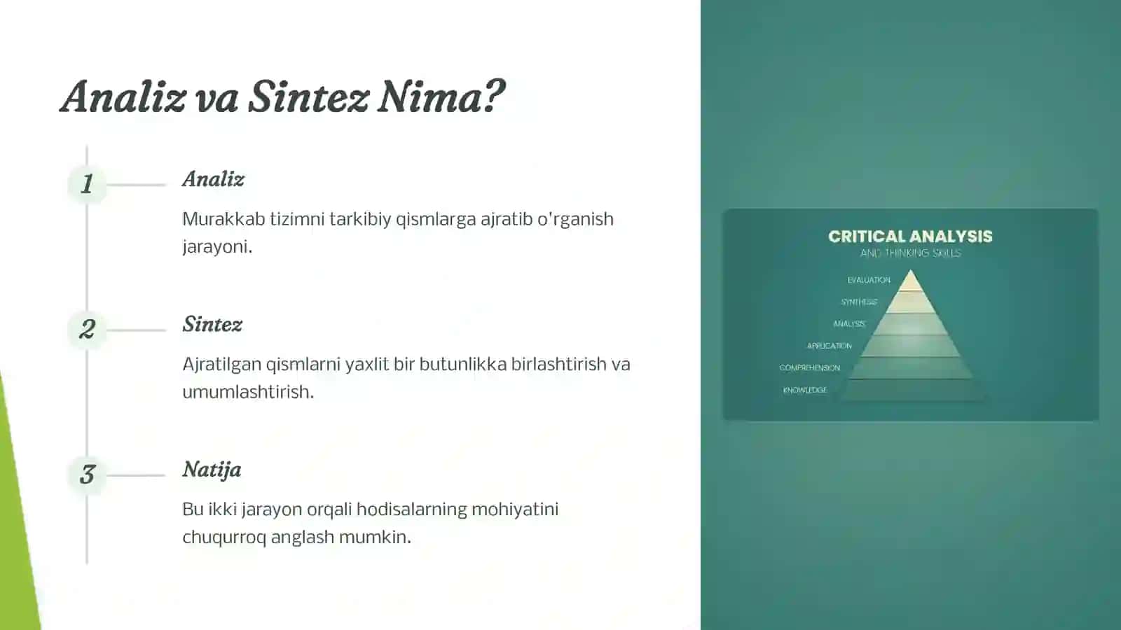 Analiz va Sintez 4