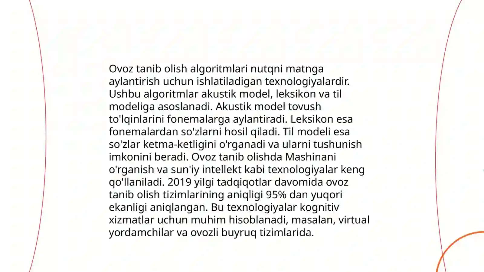 Og'zaki nutqni matnga o'tkazish texnologiyalari 4