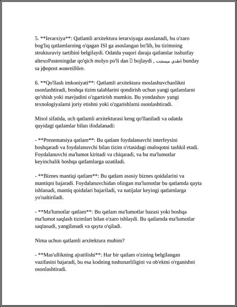 QATLAM VA ISHLASH JARAYONLARI MODELLARI 4