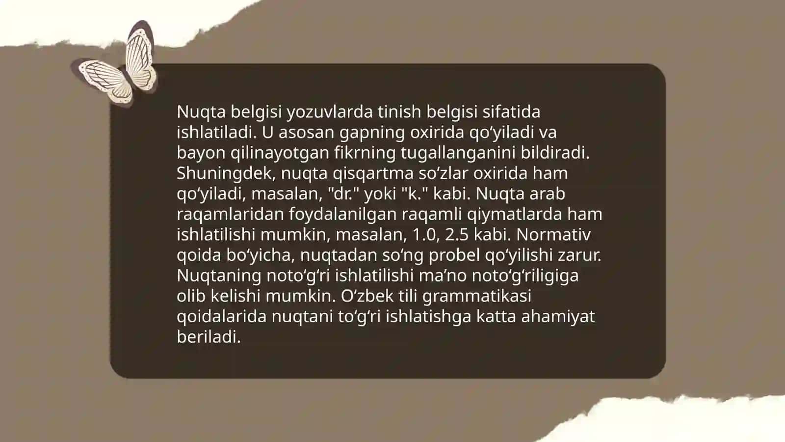 Tinish belgilarining umumiy tushunchasi 4