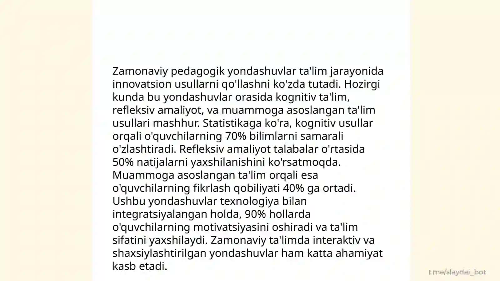 Rivojlantiruvchi ta'lim 4