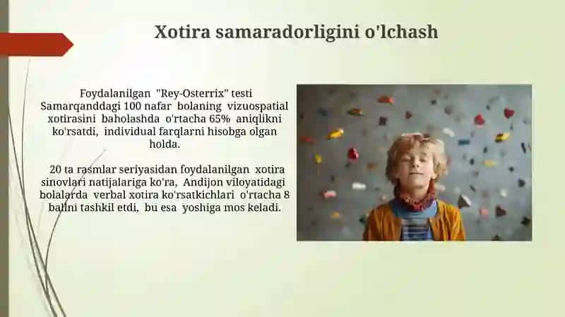 Bolalarda emotsional xotirani tekshirish 4