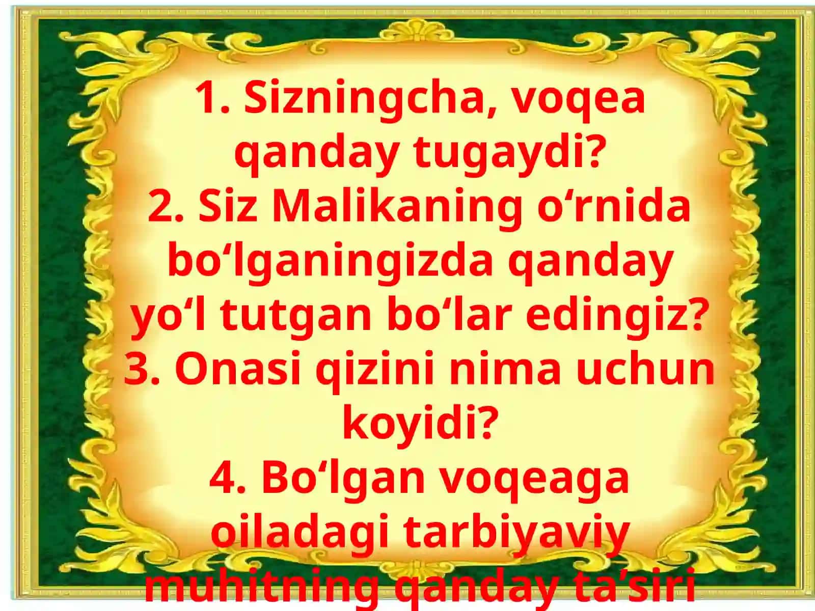 FARZAND – OILA KO’ZGUSI 4