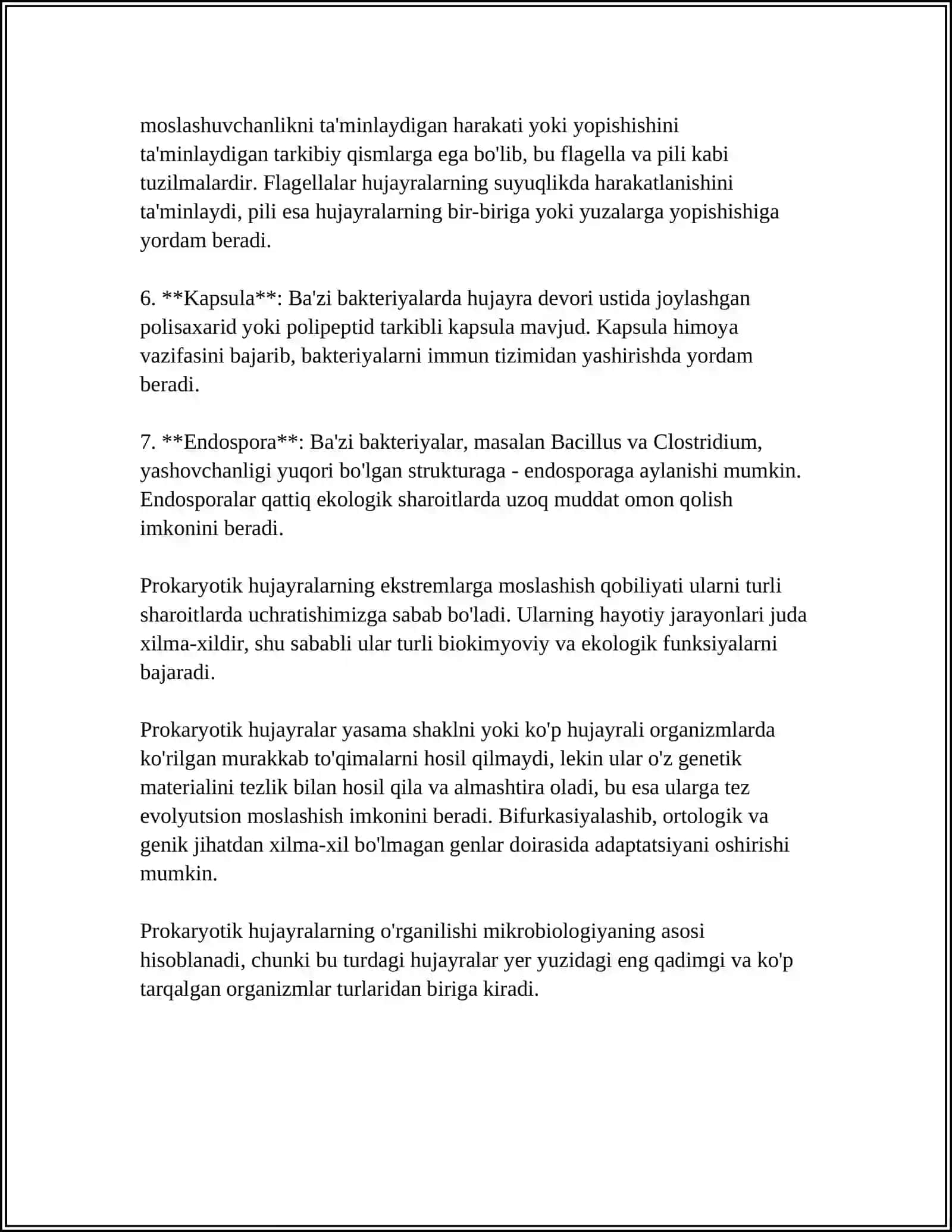 PROKARIOT VA KOʻK YASHIL SUV O'TLARI 4