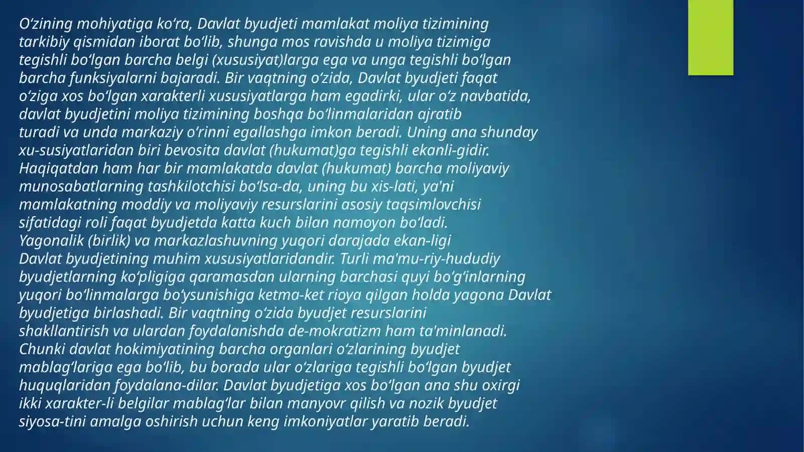 Davlat butjetining mohiyati va funktsiyalari 4
