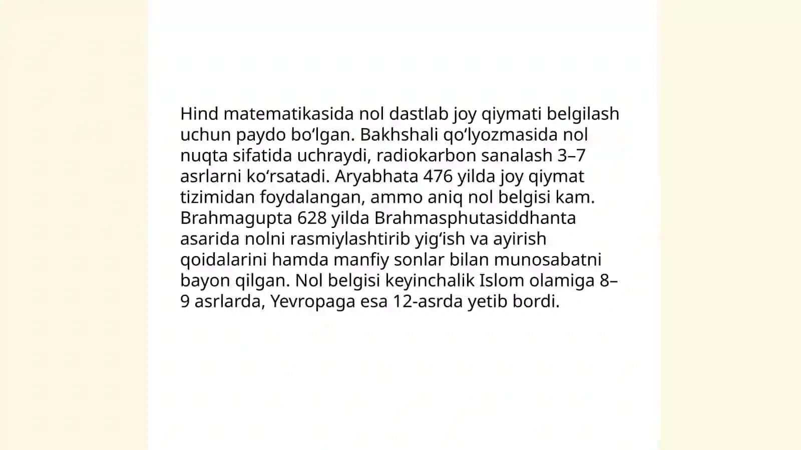 Tabiiy son va nol tushunchasi 4