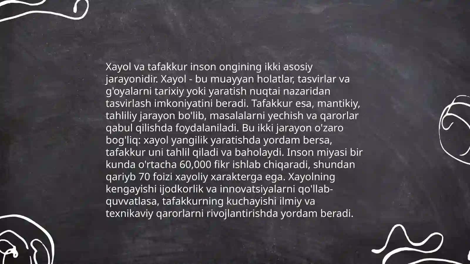 Xayol haqida tushuncha 4