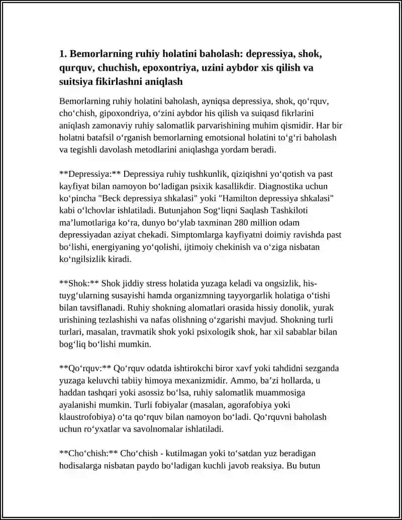 Bemorlarning ruhiy holatini baholash 4