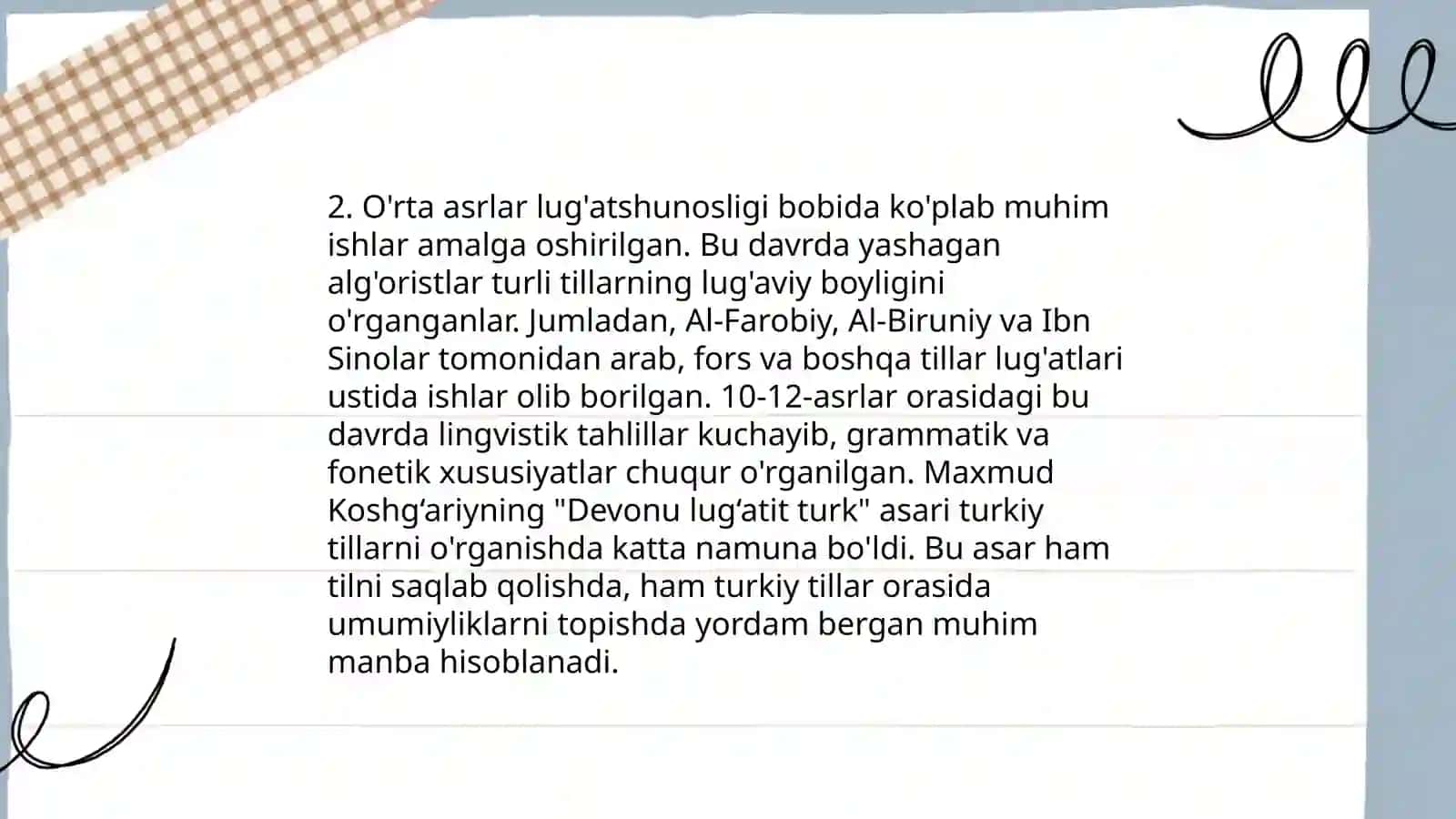 O'rta asrlar davri tilshunosligi 4