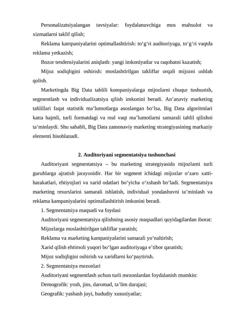 Marketingda Big Data tahlili 4