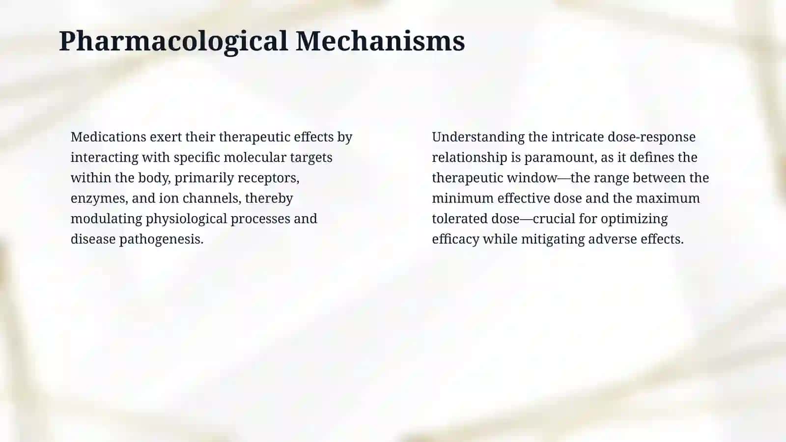 Benefits and side effects of medications 4