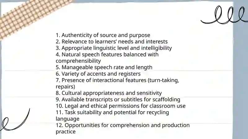 Working with authentic materials in teaching speaking 4