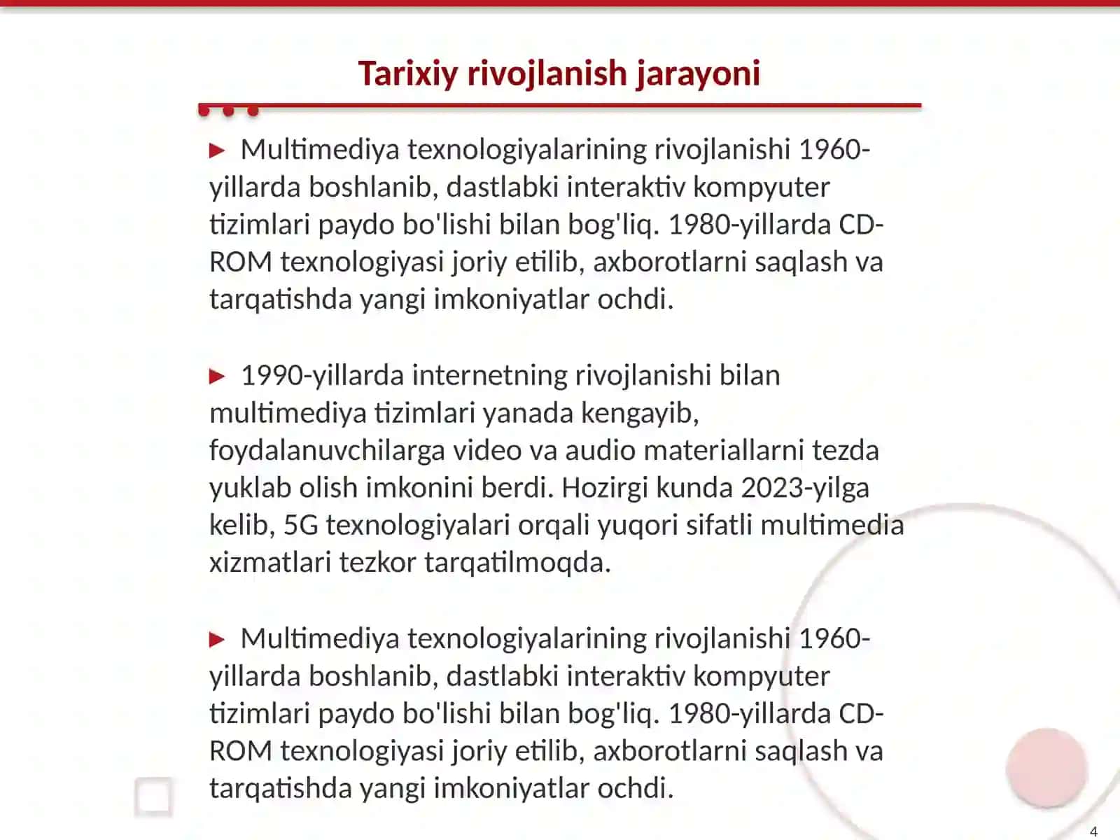 Multimediya tizimlari va texnologiyalari 4