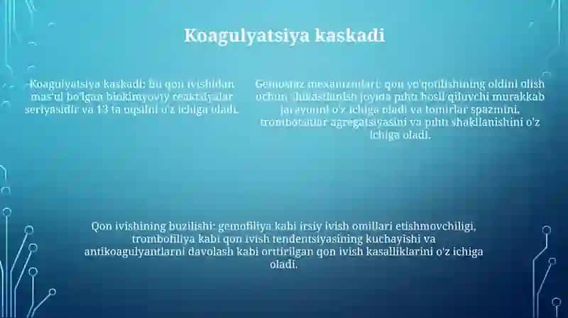 Gemostaz Mexanizmlari Va Uning Patologiyasi 4