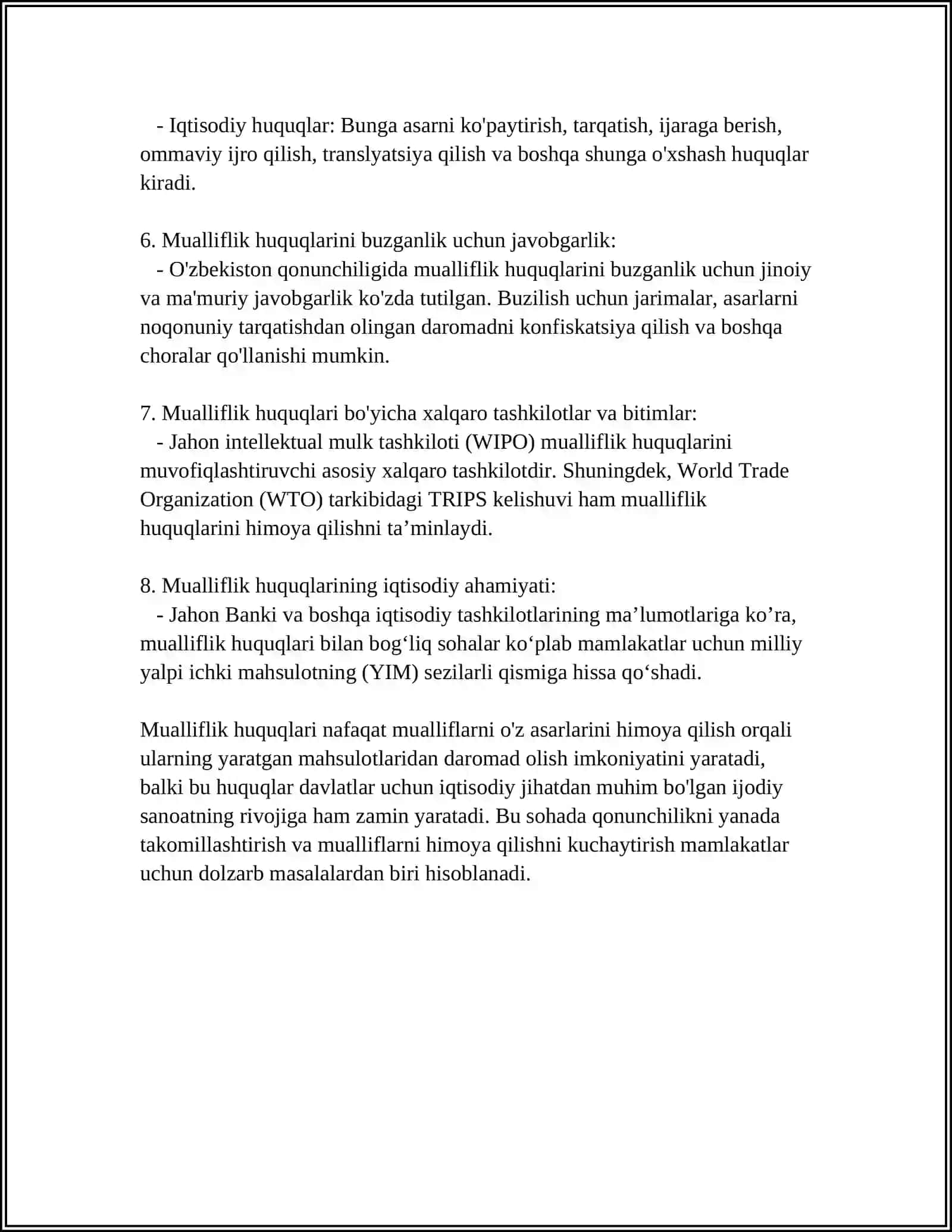METODIKA MUALLIFLARI VA NOSHIRLARI UCHUN QO'YILADIGAN TALABLAR 4