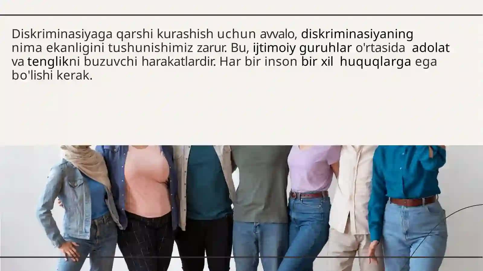 Diskriminatsiya qilinmaslik tamoyili 4