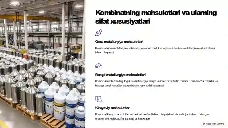 Navoiy kon metallurgiya kombinati 4