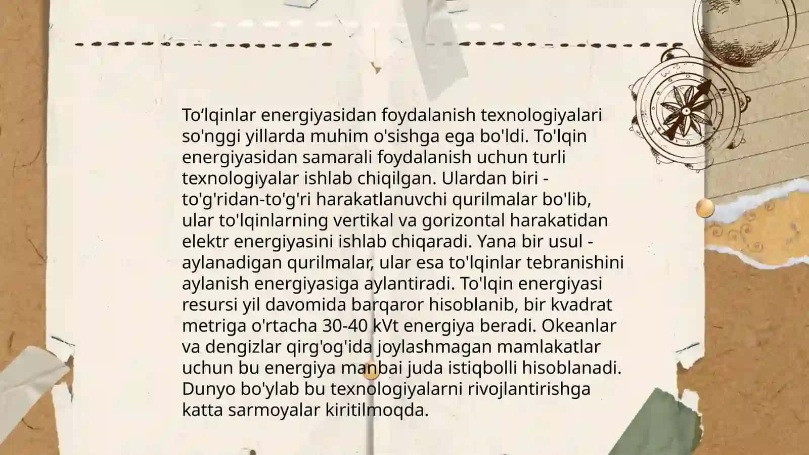 Toʻlqinlar energiyasi 4