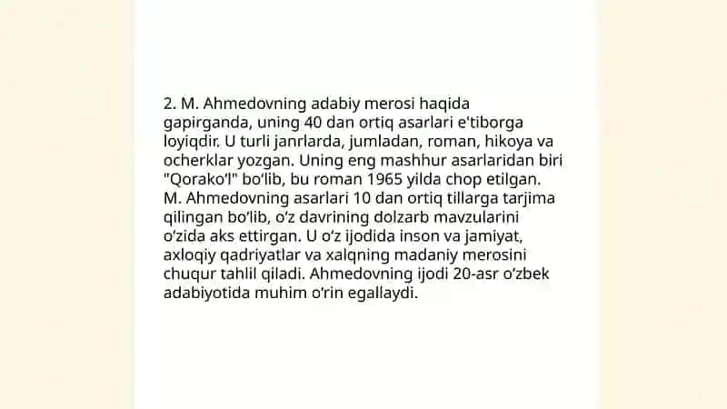 M. Ahmedovning hayoti va ijodi 4