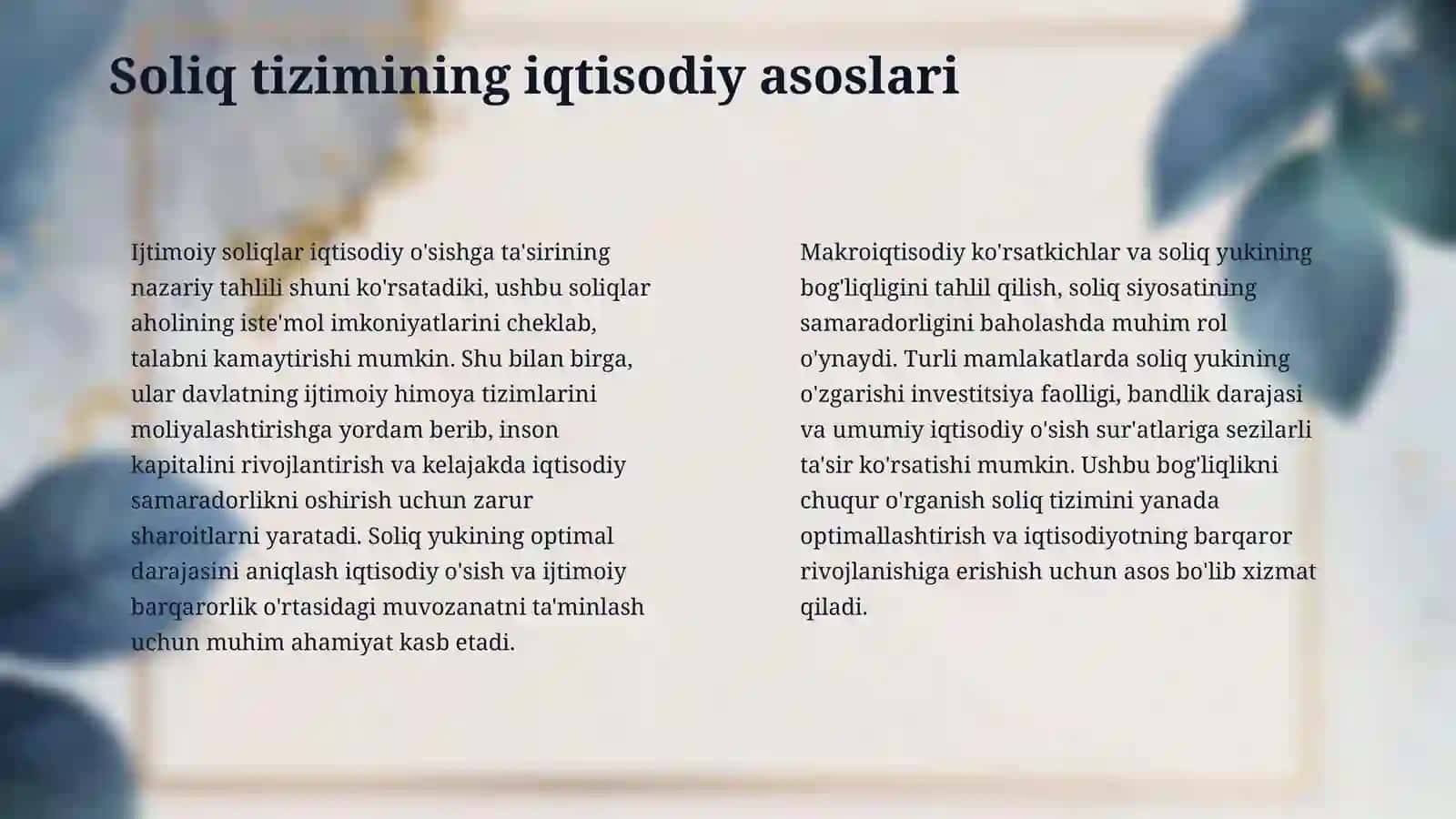 Ijtimoiy soliq va yigimlar 4