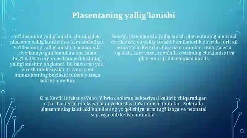 Platsentaning Patologiyasi 4