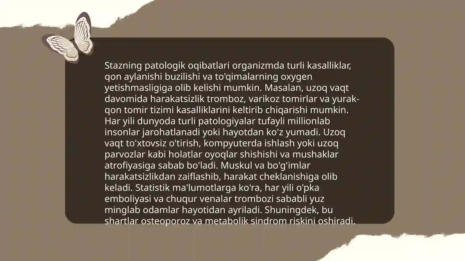 Staz. Plazmorragiya. Tromboz. Emboliya. DVS sindromi 4