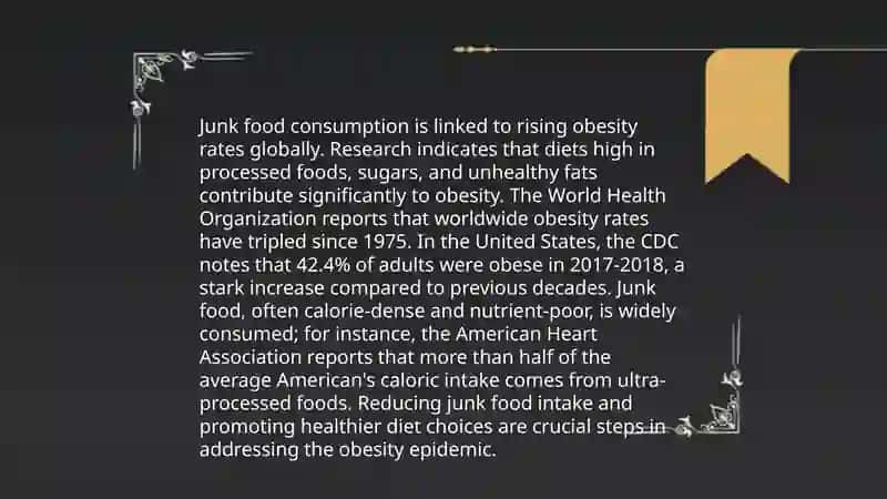 Impacts of Junk Food 4