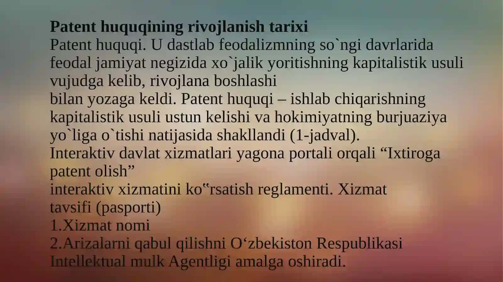 BUTUN JAHON INTELLEKTUAL MULK TASHKILOTI VA O’ZBEKISTON 4