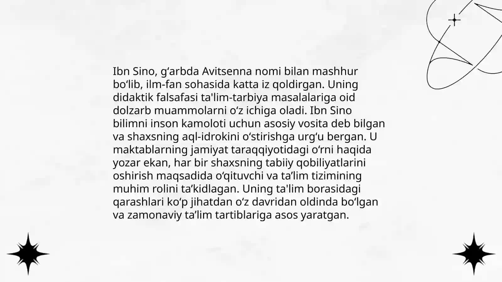 Ibn Sinoning didaktik falsafasi 4