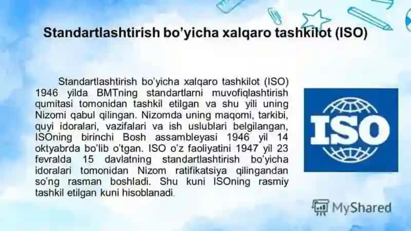 METROLOGIYA bo’yicha xalqaro tashkilotlar 4