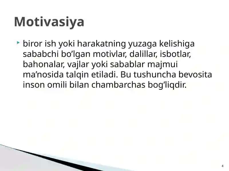 Qishloq xo’jaligida motivlashtirish 4