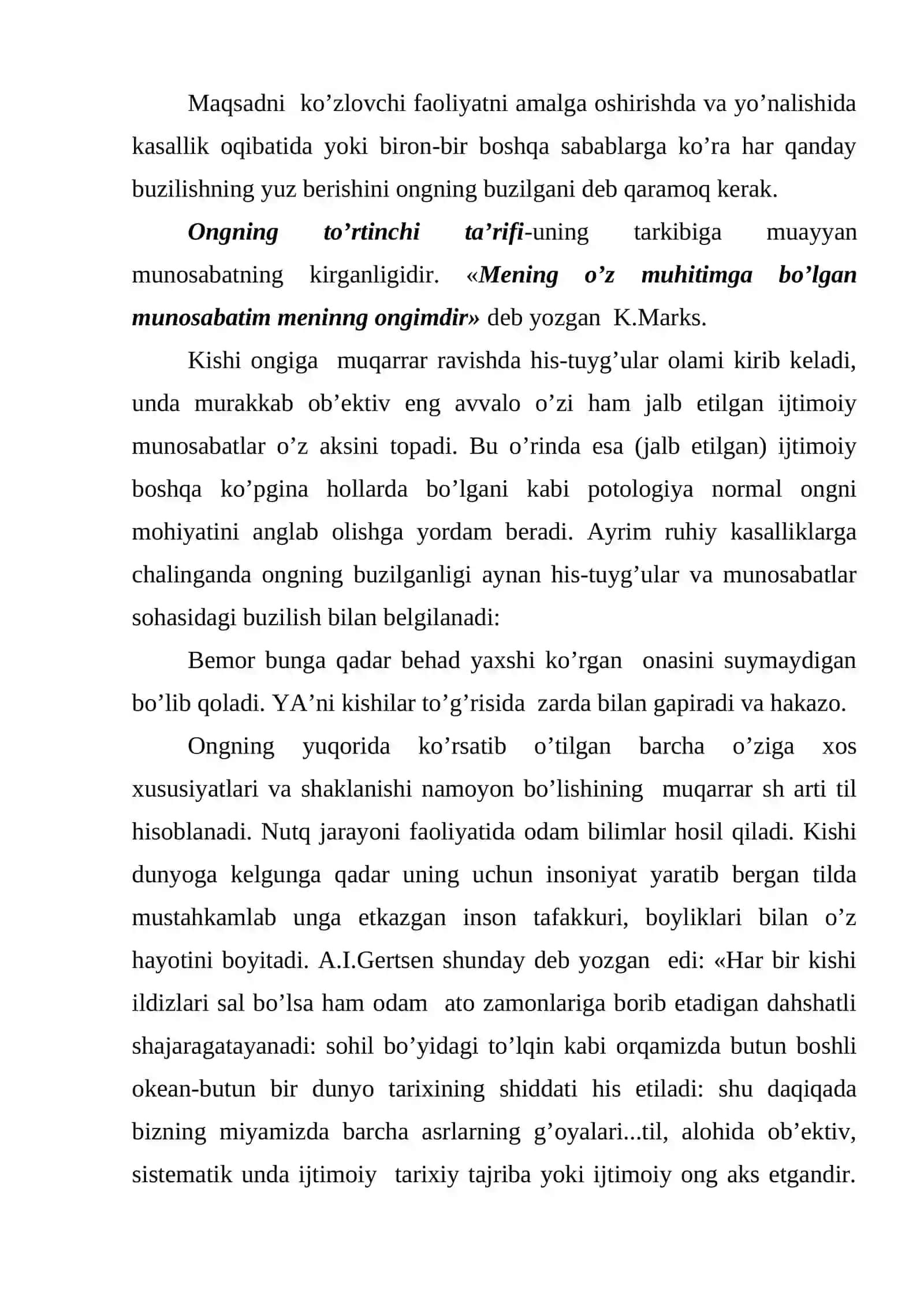 Ongning strukturasi va psixologik ta'rifi 4