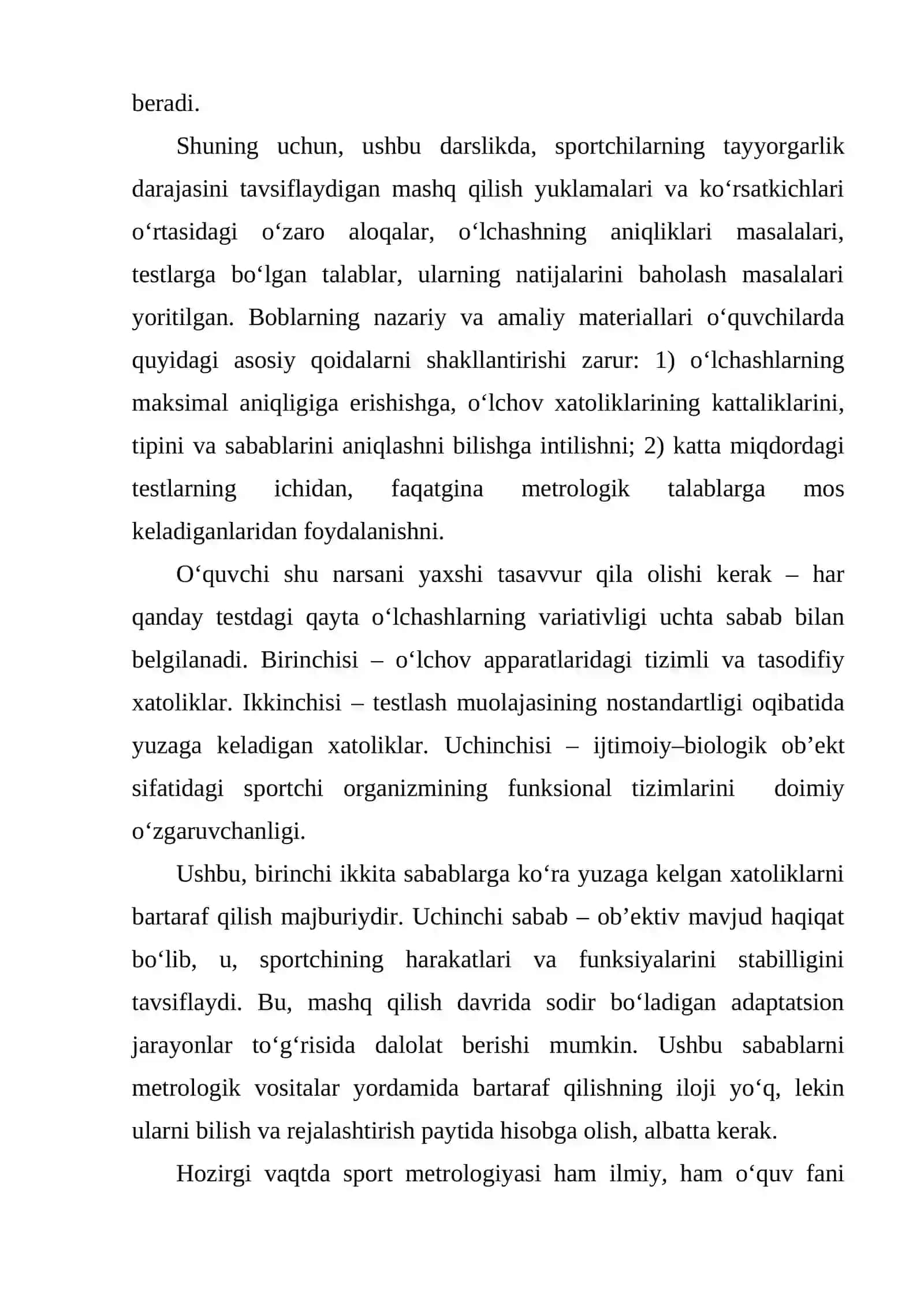 Sport metrologiyasi 4