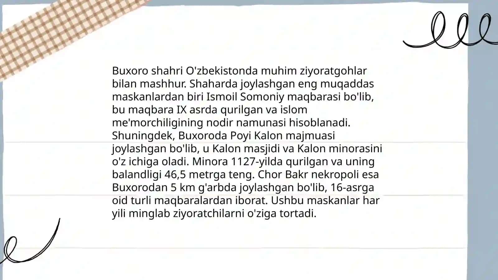 O'zbekistondagi muqaddas ziyoratgohlar 4