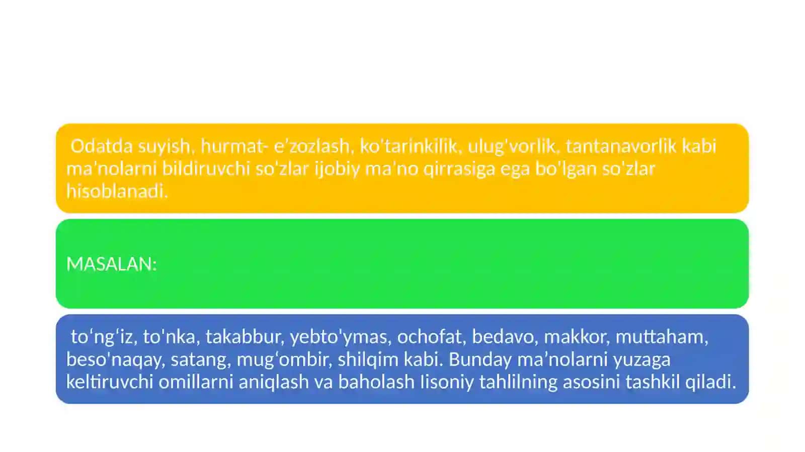 BADIIY MATNNING MORFOLOGIK XUSUSIYATLARI 4