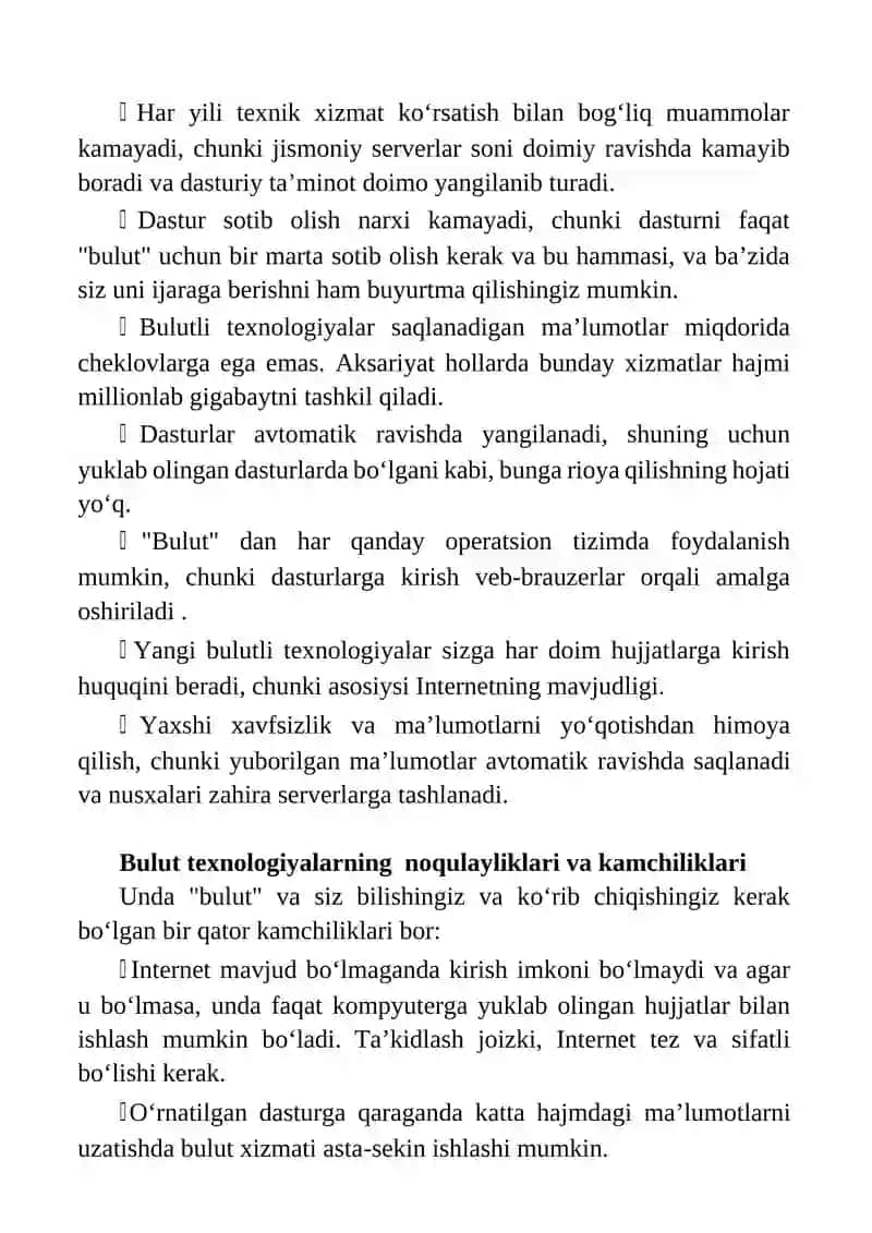 BULUTLI TEXNOLOGIYALAR 4