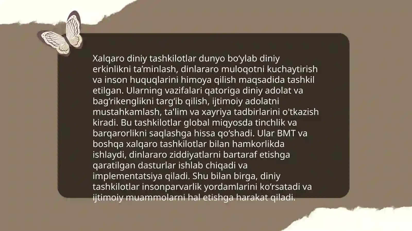 Xalqaro diniy tashkilotlar va ularning faoliyati 4