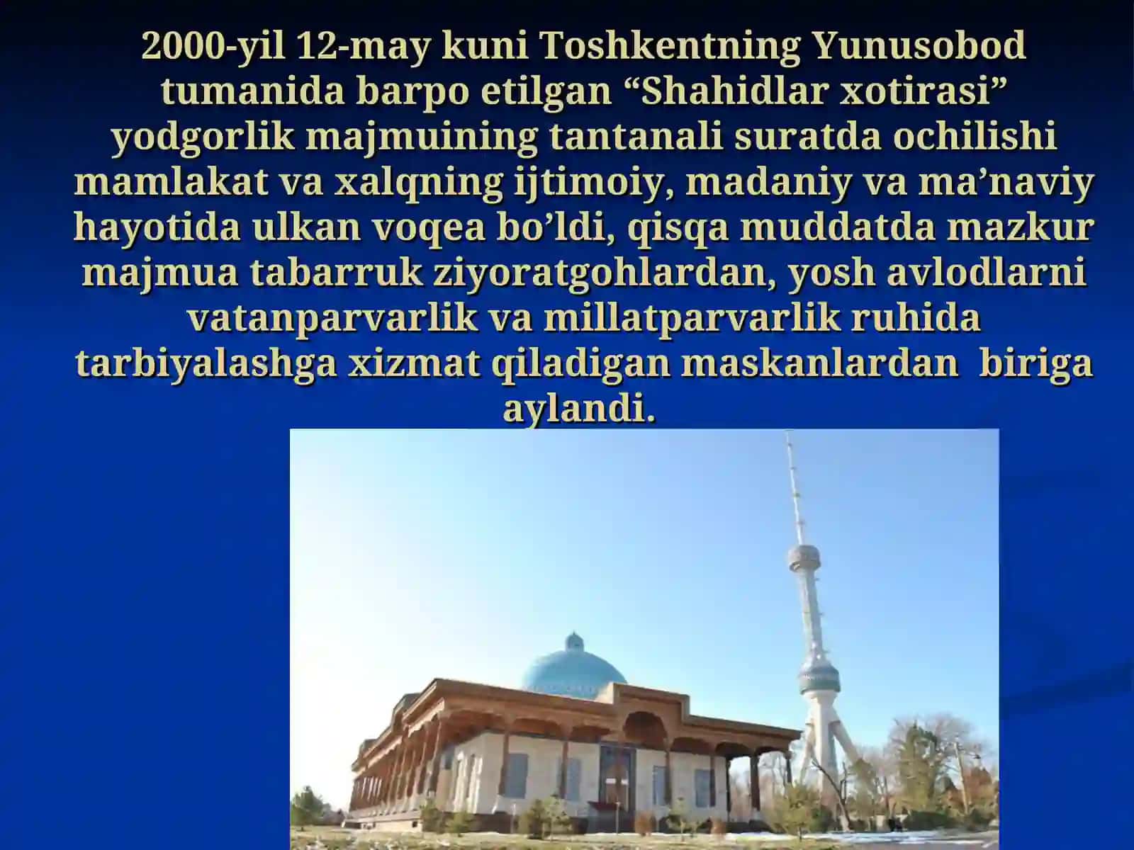 Qatag`on qurbonlari muzeyi materiallarini o`rganish 4