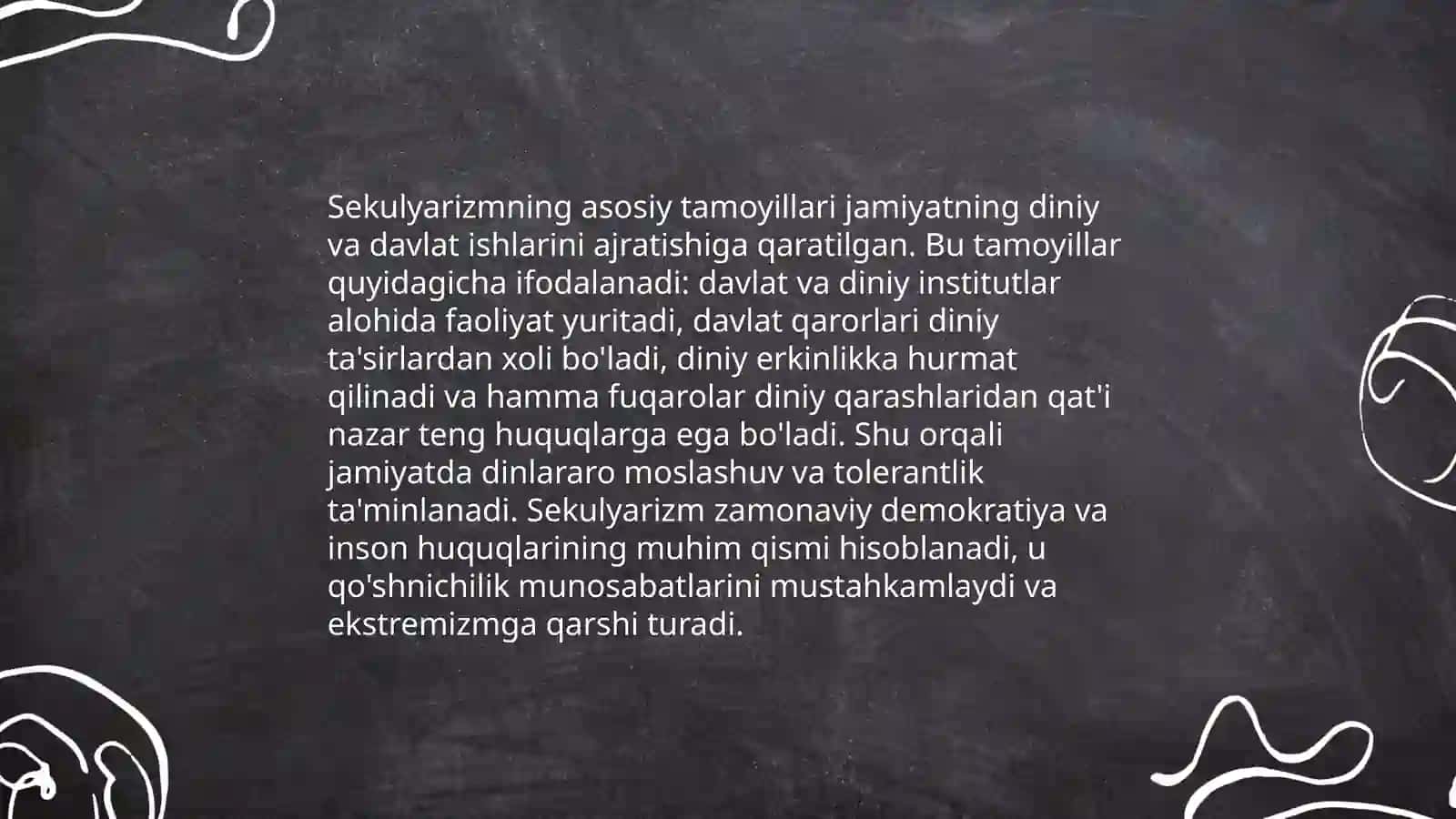 Sekulyarizm va uning jamiyatdagi roʻli 4