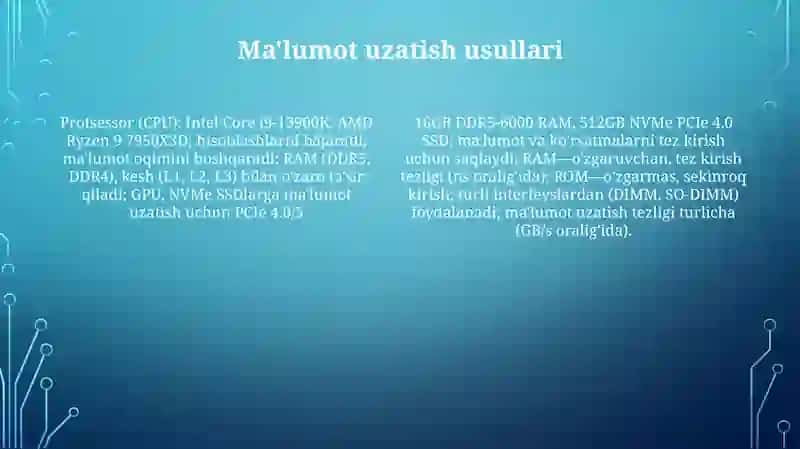 Tizimli blok va uning tarkibiy elementlari 4
