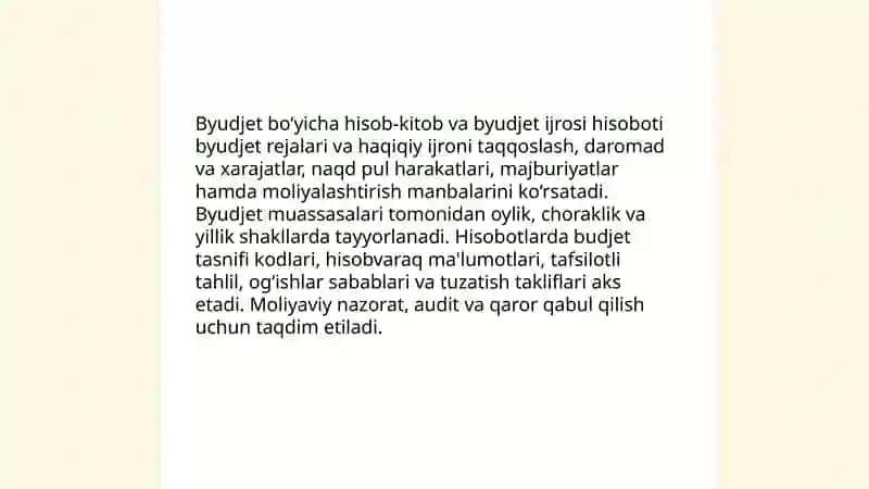 Davlat sektori bugalteriya hisobini tashkil etish va yuritish 4