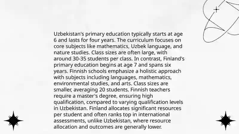 Education system of Uzbekistan and Finland 4