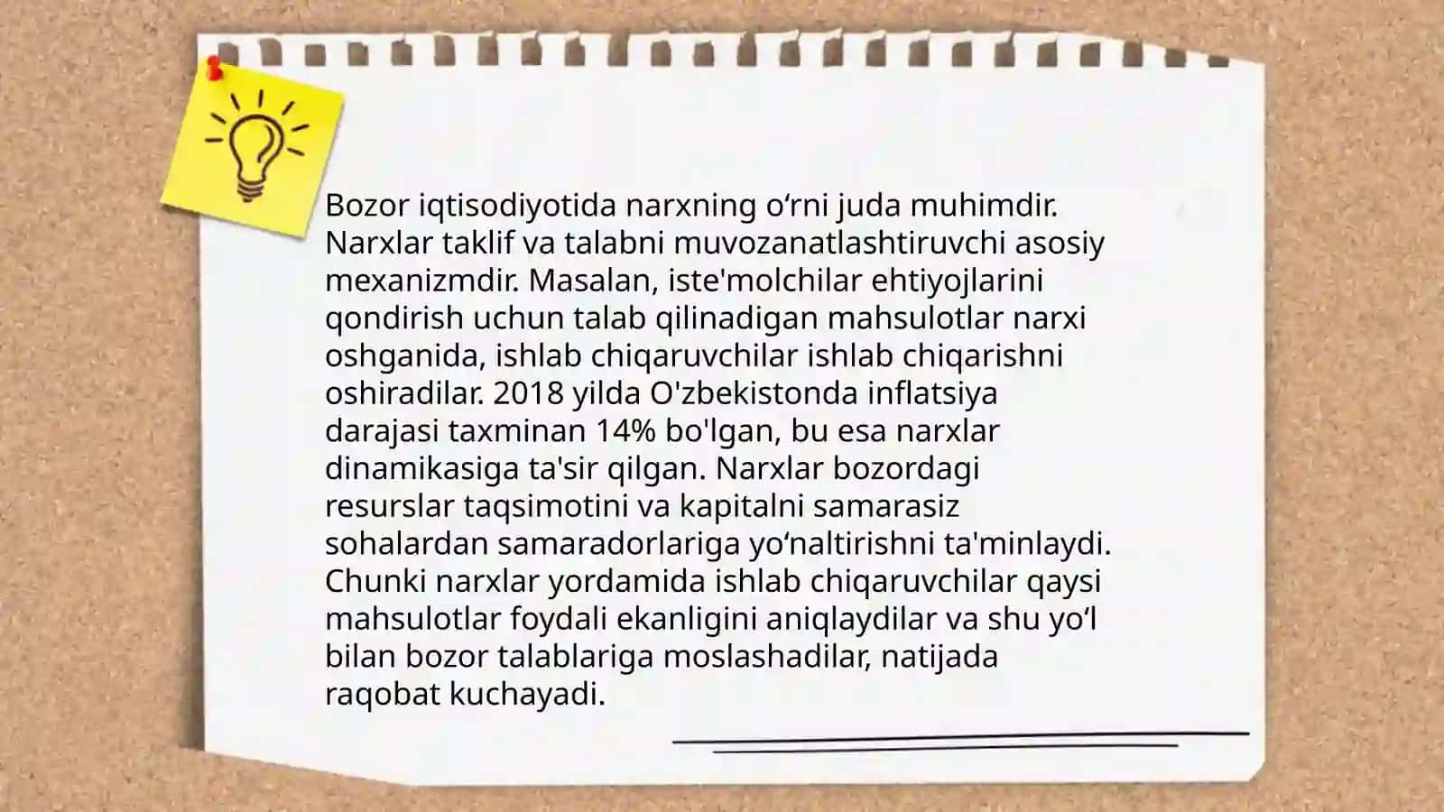 Iqtisodiyotda narx va uning shakllanishi 4