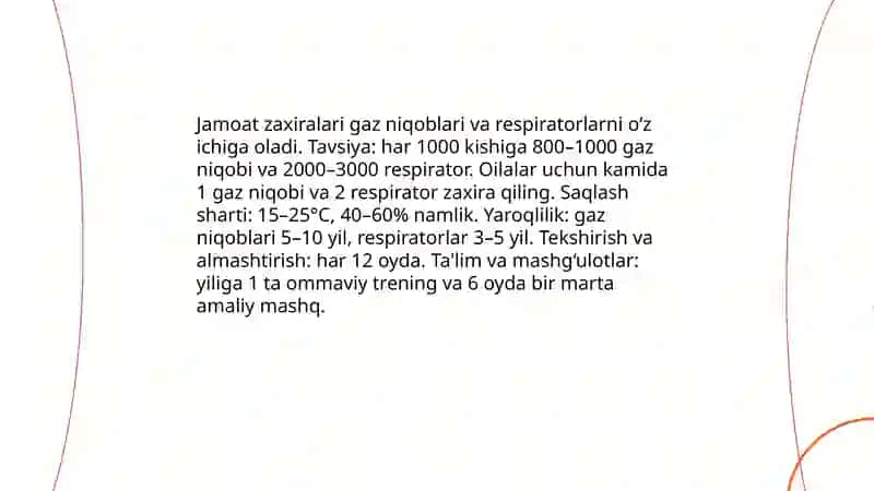 Jamoat himoya vositalari 4